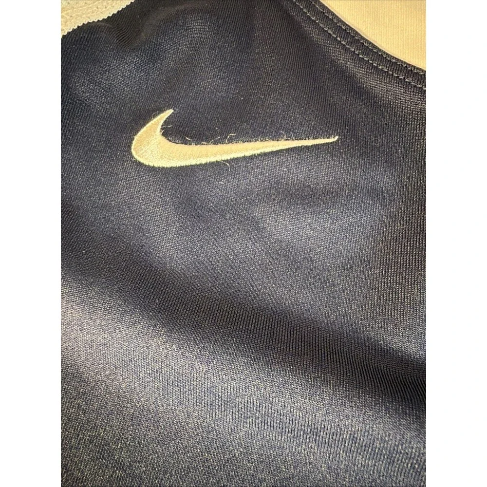 Nike Youth Girl's Long Sleeve Volleyball Jersey Youth Medium Navy White 836322